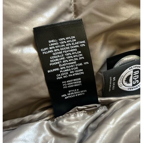 Aritzia Super Puff Shorty Hi-Gloss Jacket Size Medium Modern Taupe - Picture 12 of 12